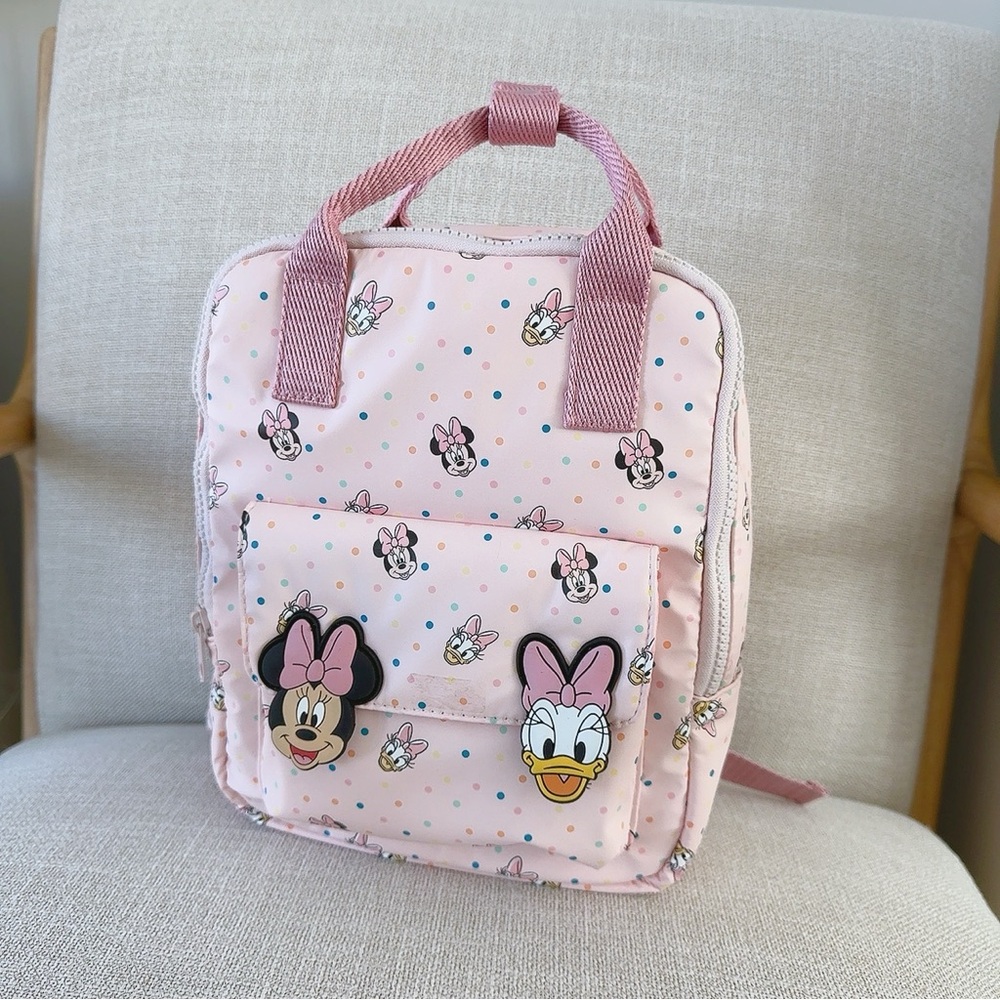 Disney Minnie and Daisy Polka Dot Backpack - Light Pink